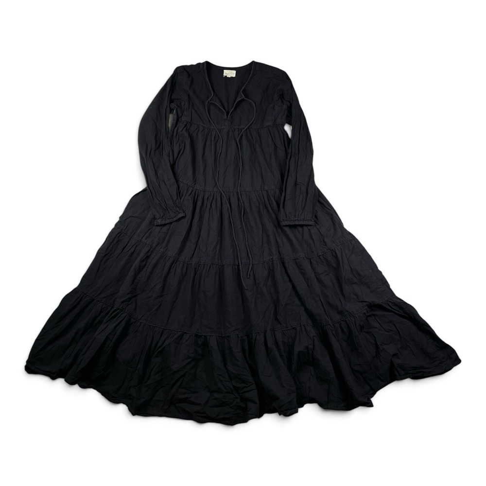 Maelu Women's Black Tiered Dress Size Small